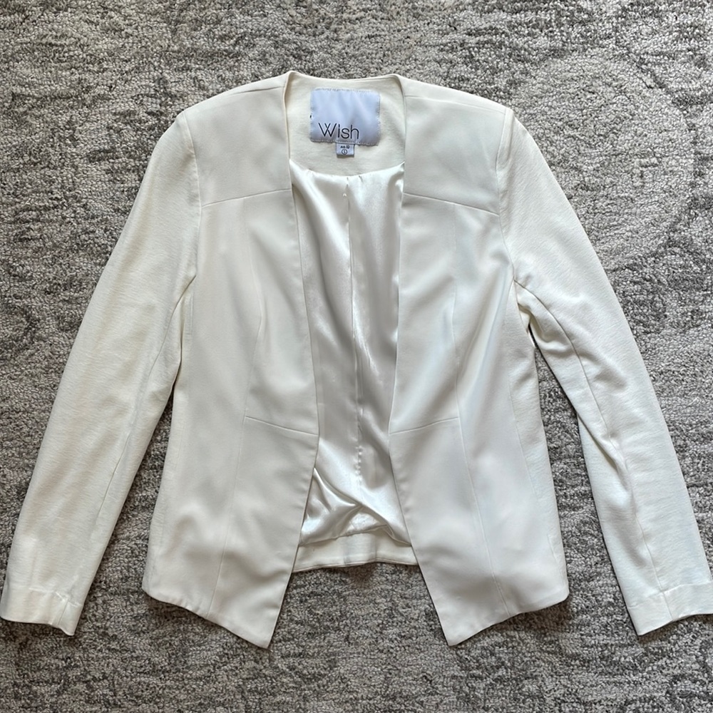 Cream blazer